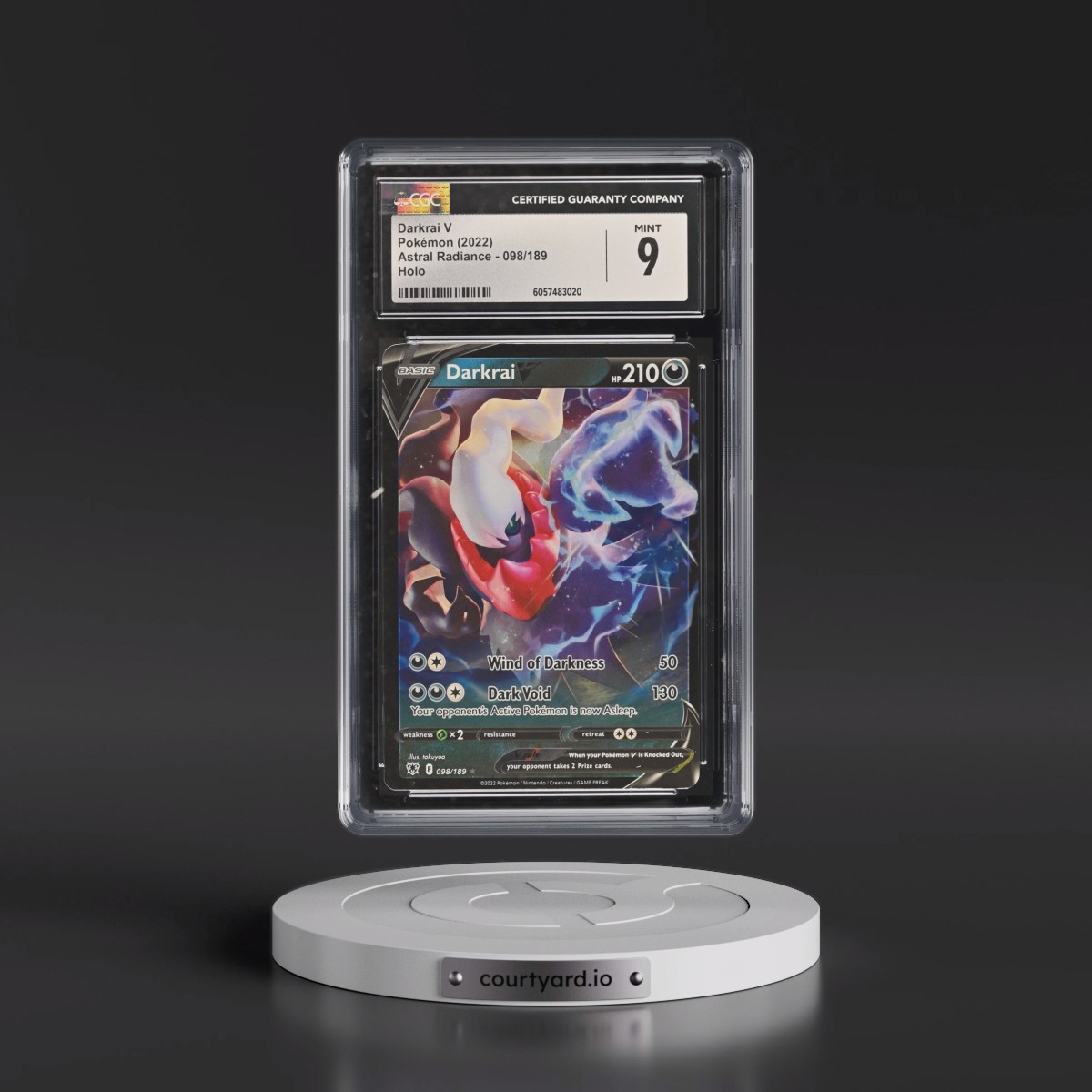 Astral Radiance #098/189 Darkrai V - Holo (CGC 9 MINT)