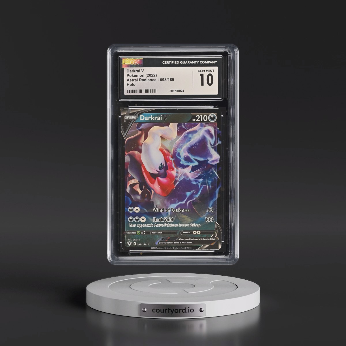 Astral Radiance #098/189 Darkrai V - Holo (CGC 10 GEM MINT)
