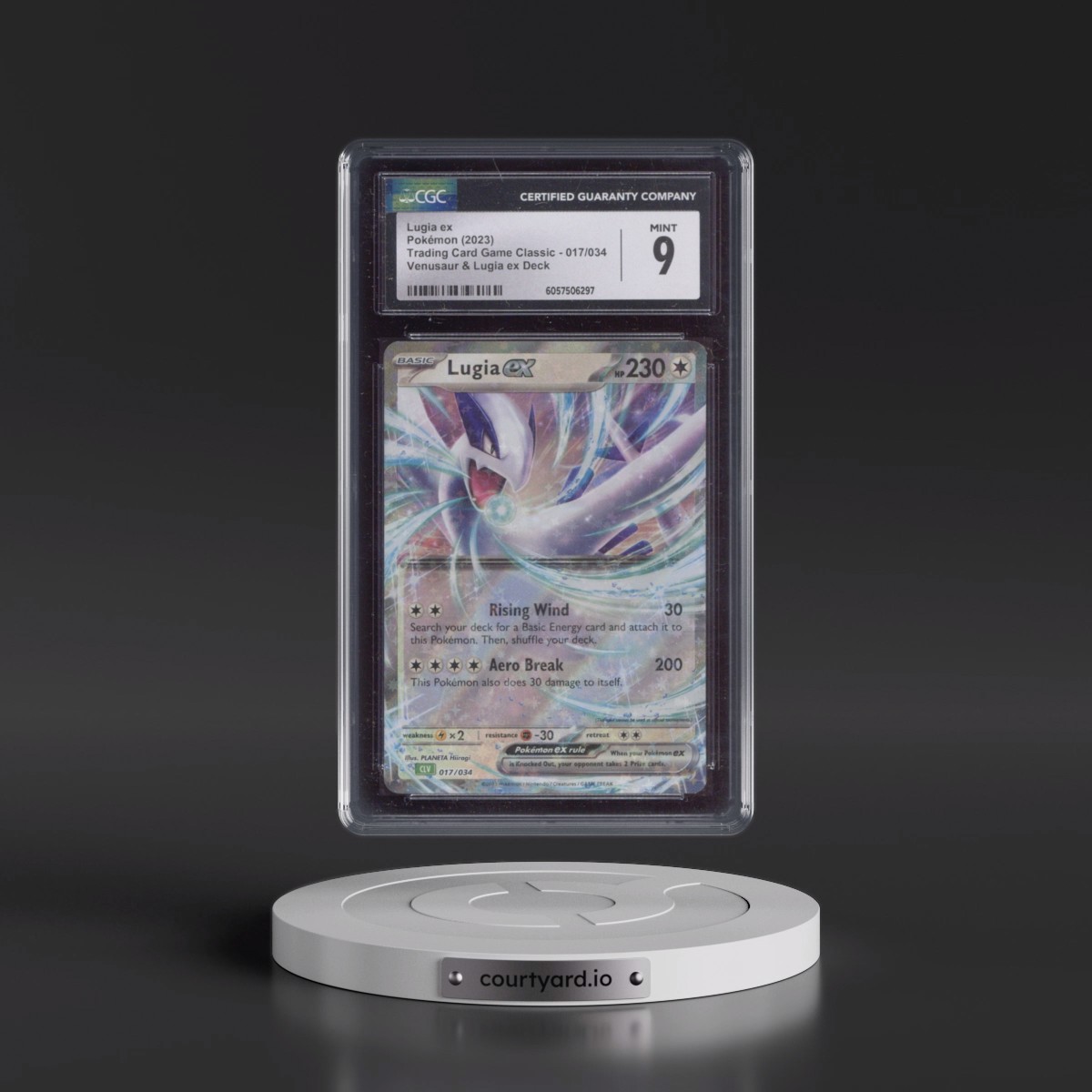 2023 Trading Card Game Classic - CLV, CLC, CLB #017/034 Lugia ex - Venusaur & Lugia ex Deck - CLV Holo (CGC 9 MINT)