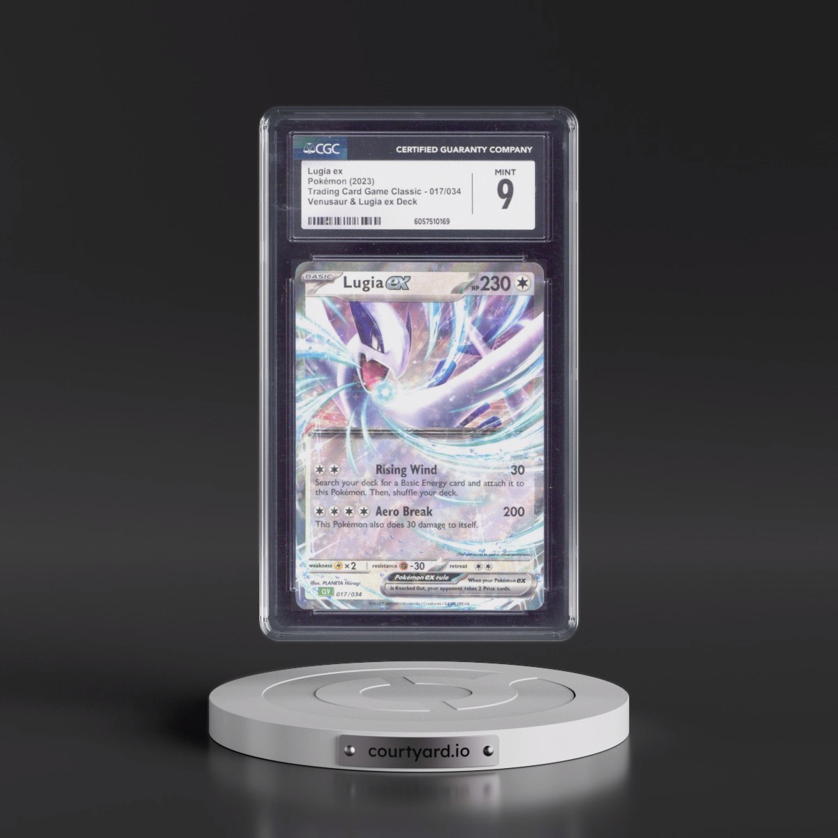 2023 Trading Card Game Classic - CLV, CLC, CLB #017/034 Lugia ex - Venusaur & Lugia ex Deck - CLV Holo (CGC 9 MINT)