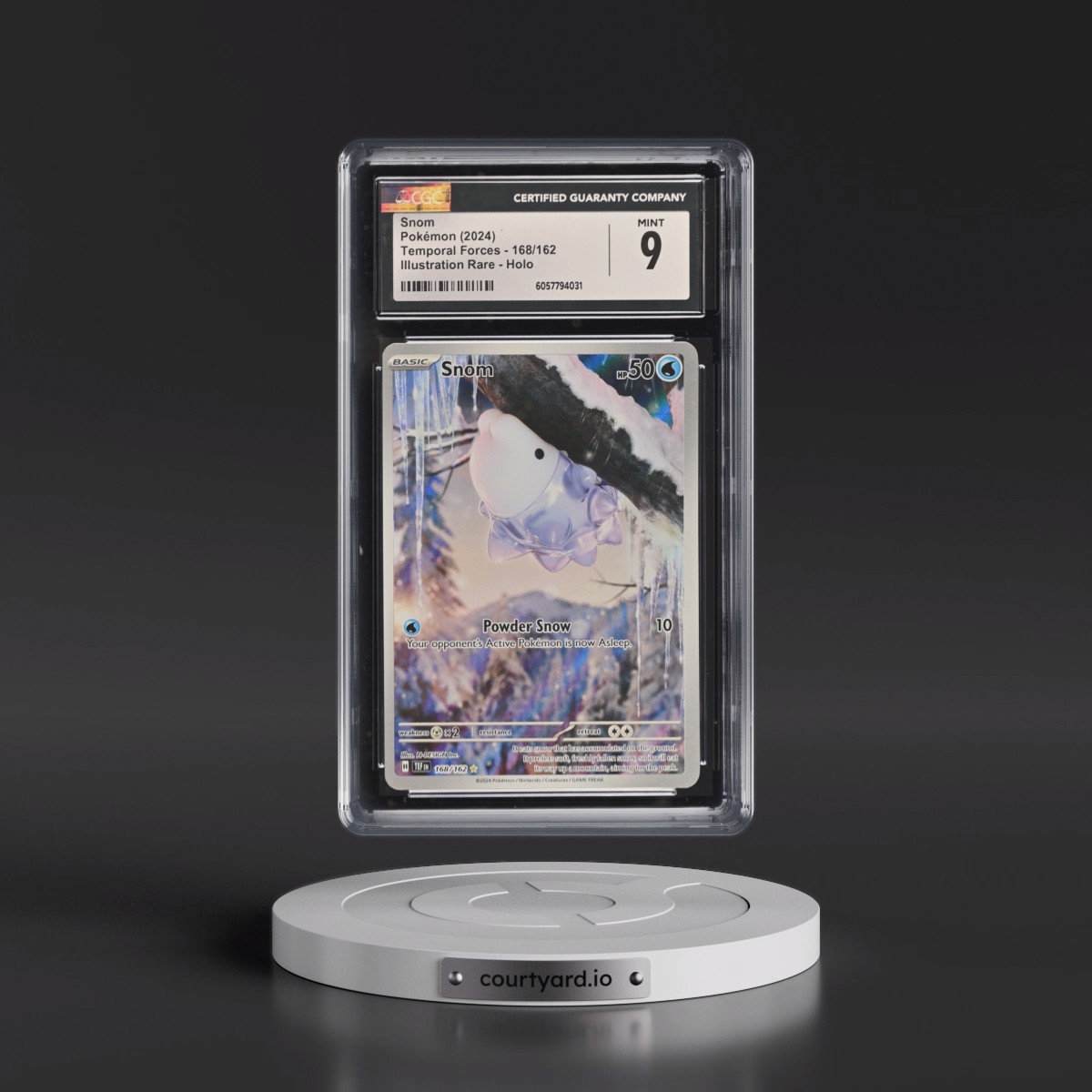 2023 Temporal Forces - TEF EN Snom - Illustration Rare Holo #168/162 CGC 9