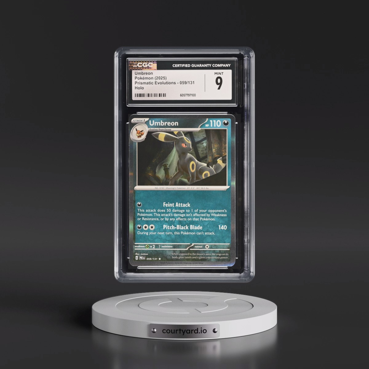2024 Prismatic Evolutions - PRE EN #059/131 Umbreon - Holo (CGC 9 MINT)