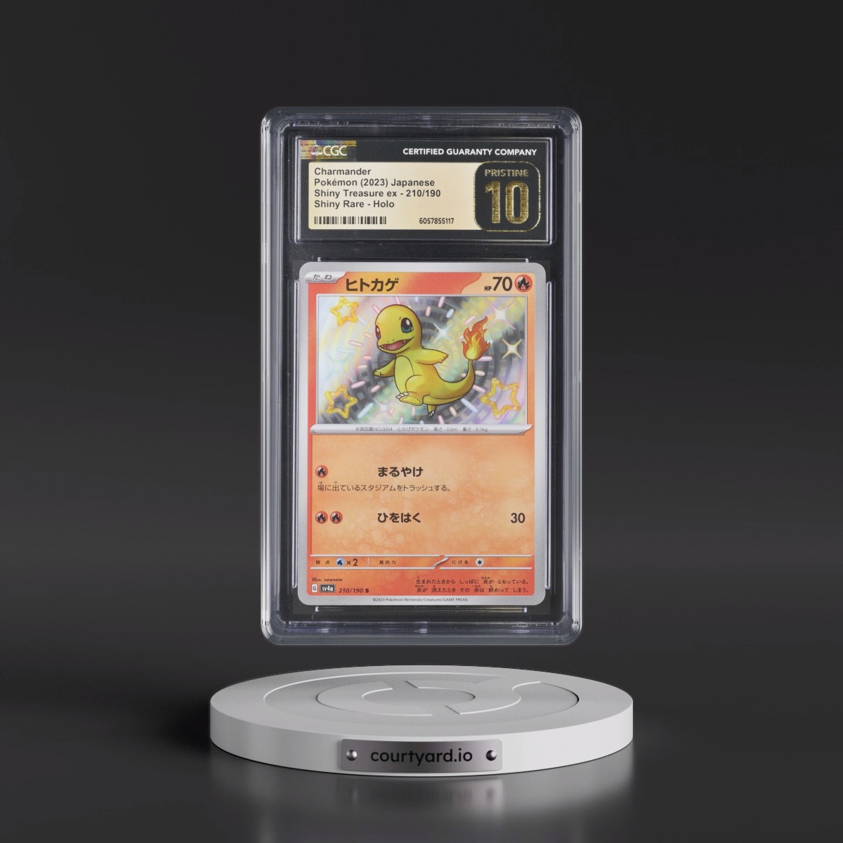2023 Shiny Treasure ex #210/190 Charmander - Shiny Rare Holo (CGC 10 PRISTINE)