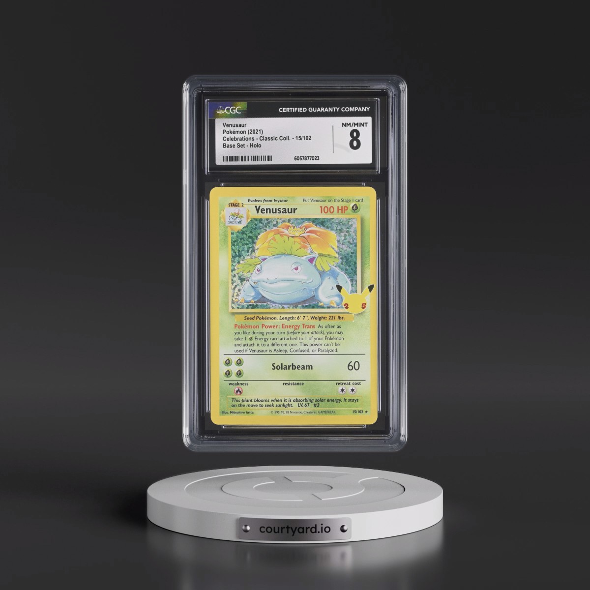 2021 Celebrations - Classic Collection #15/102 Venusaur - Base Set Holo (CGC 8 NM-MT)