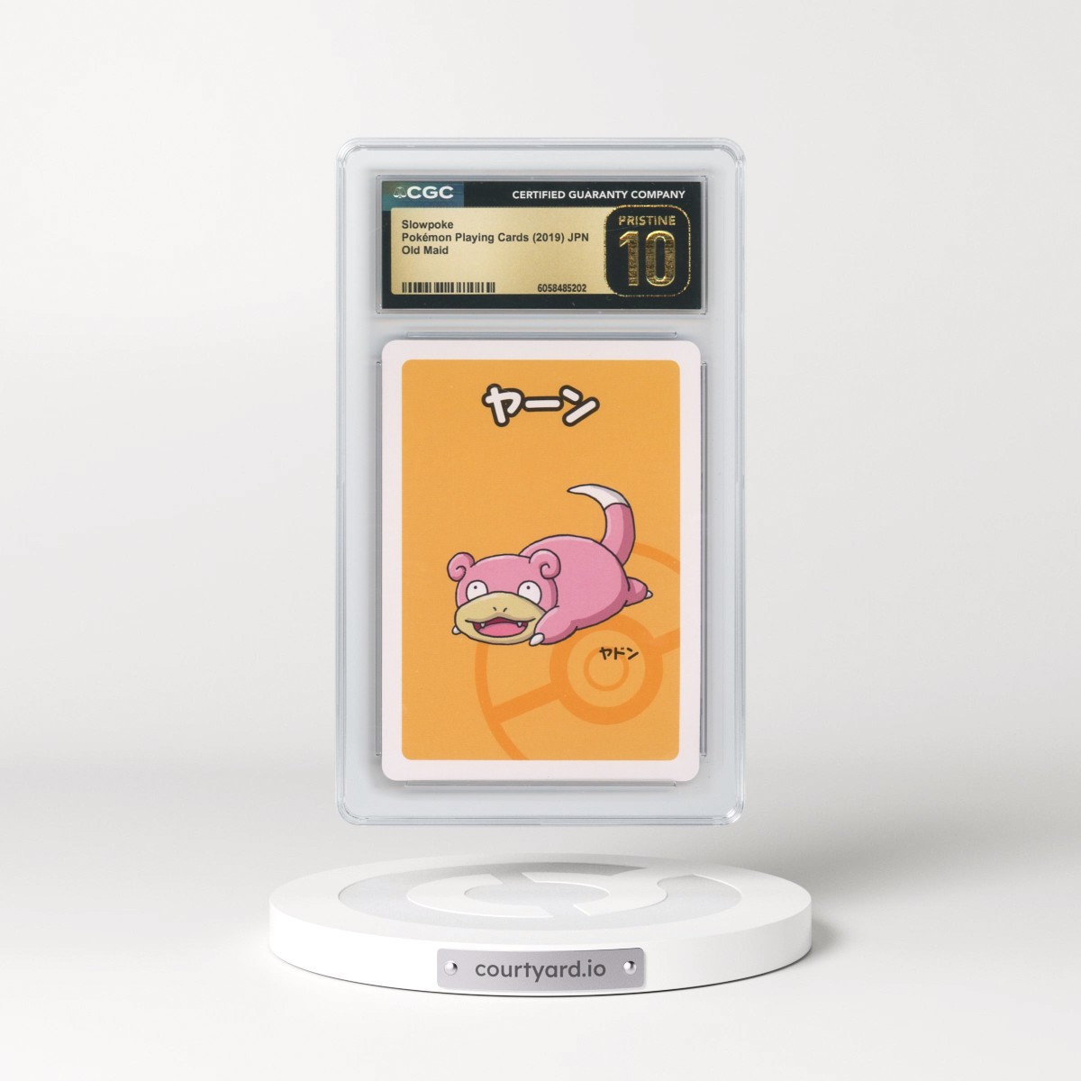 2019 Pokémon Old Maid Slowpoke (CGC 10 PRISTINE)