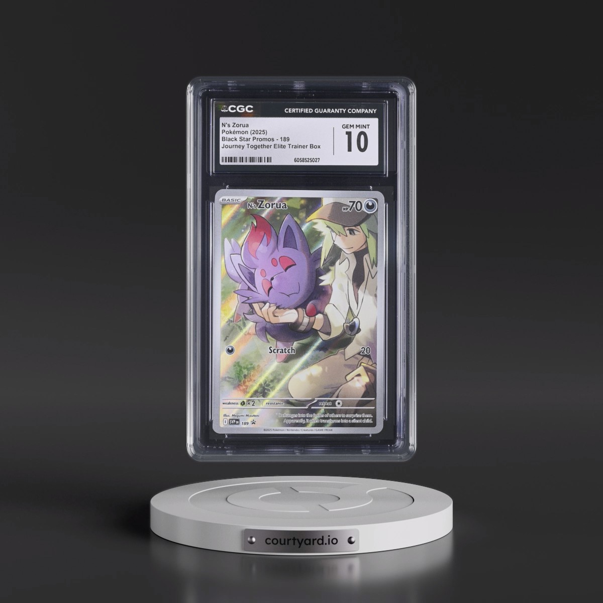 2023 Black Star Promos - Scarlet & Violet SVP EN #189 N's Zorua - Journey Together Elite Trainer Box (Holo) (CGC 10 GEM MINT)