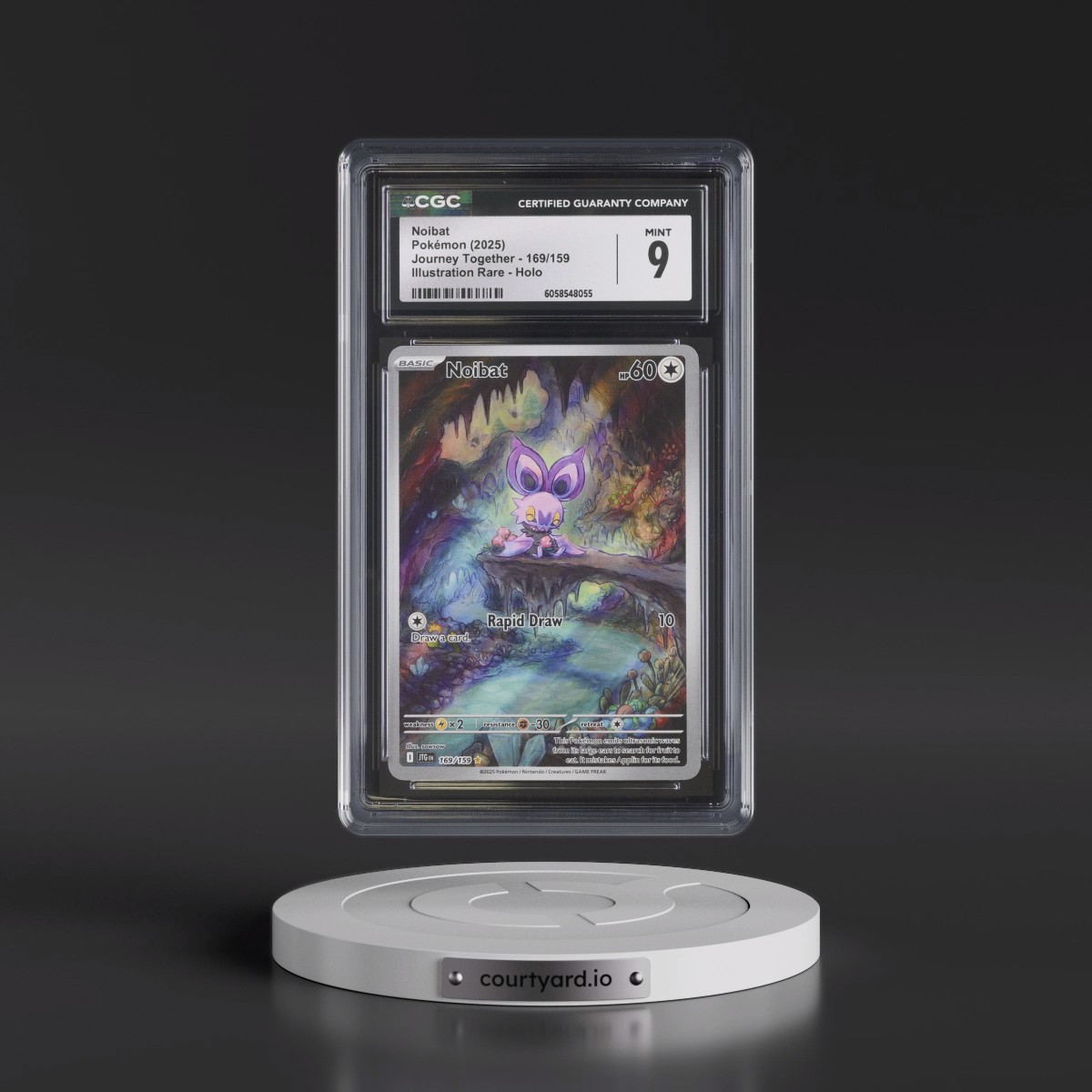 2024 Journey Together - JTG EN #169/159 Noibat - Illustration Rare Holo (CGC 9 MINT)