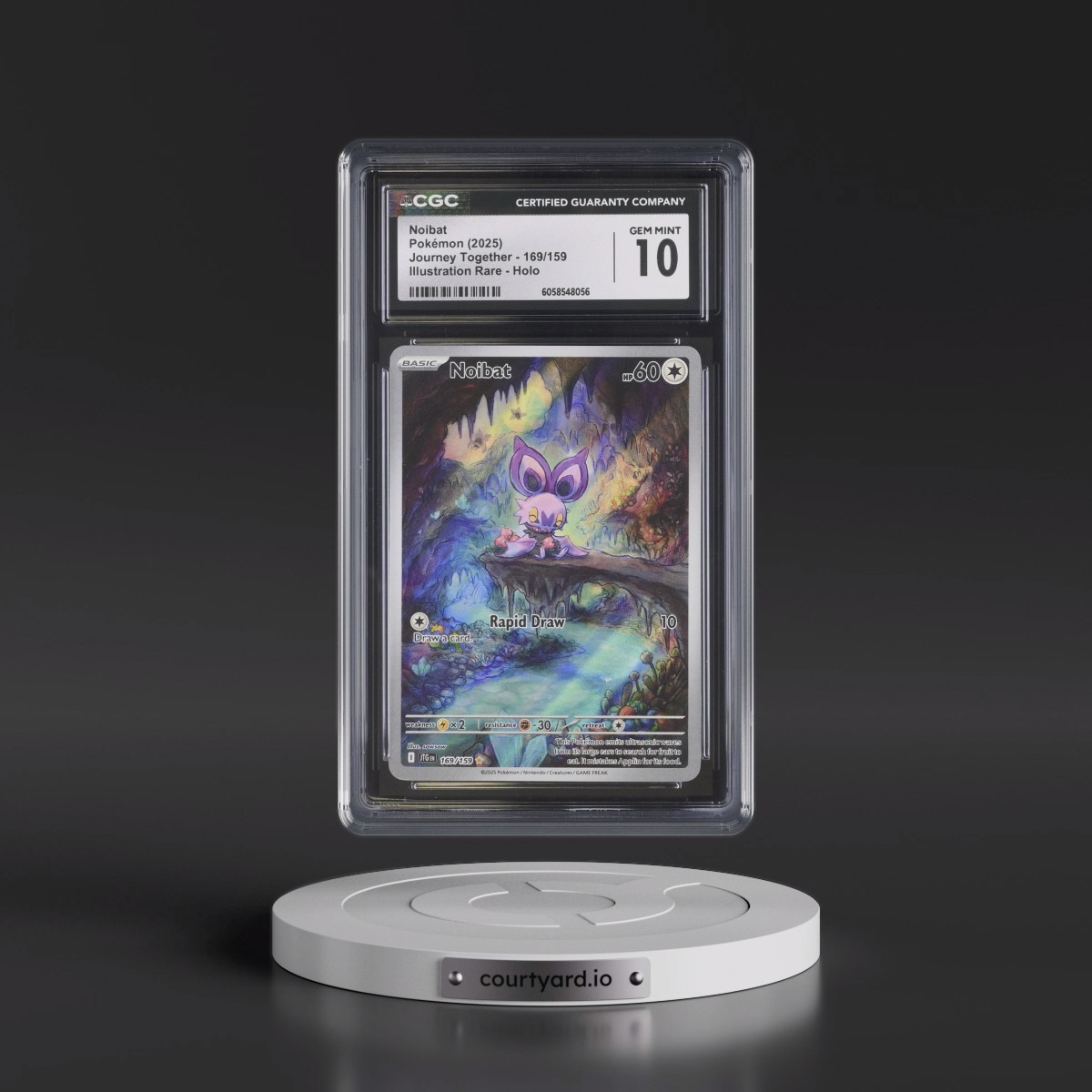 2024 Journey Together - JTG EN #169/159 Noibat - Illustration Rare Holo (CGC 10 GEM MINT)