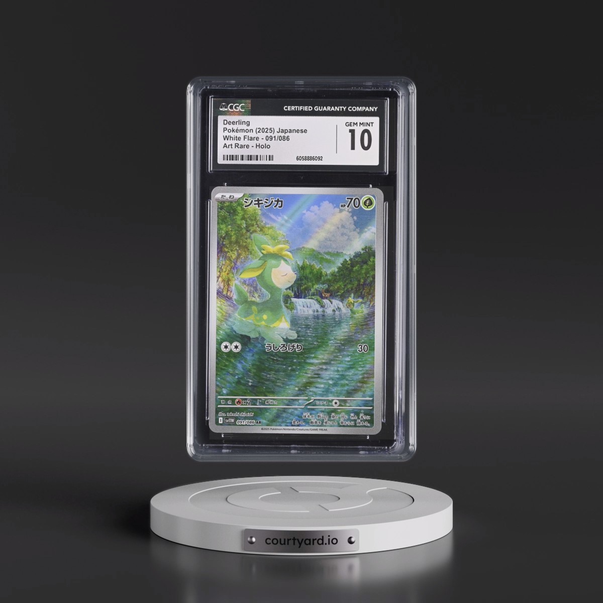 2025 White Flare - sv11W #091/086 Deerling - Art Rare Holo (CGC 10 GEM MINT)