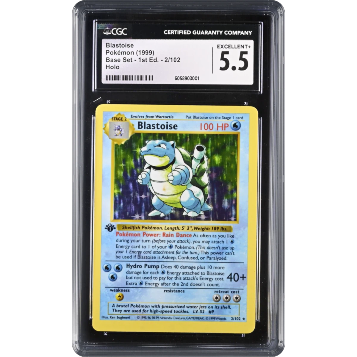 Blastoise card artwork