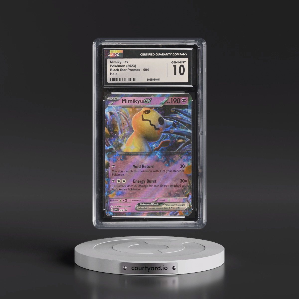 2023 Black Star Promos - Scarlet & Violet SVPEN #004 Mimikyu ex - (Holo) (CGC 10 GEM MINT)
