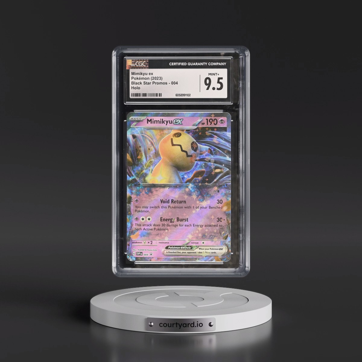 2023 Black Star Promos - Scarlet & Violet SVPEN #004 Mimikyu ex - (Holo) (CGC 9.5 MINT+)
