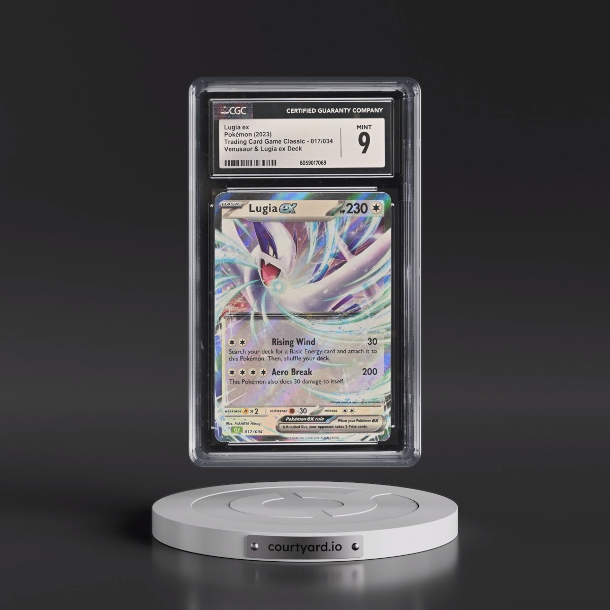2023 Trading Card Game Classic - CLV, CLC, CLB #017/034 Lugia ex - Venusaur & Lugia ex Deck - CLV Holo (CGC 9 MINT)