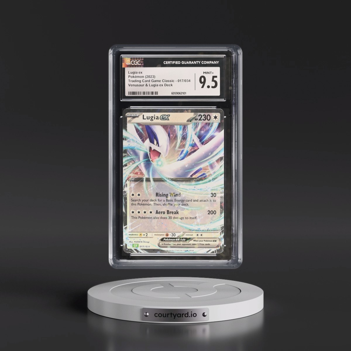 2023 Trading Card Game Classic - CLV, CLC, CLB #017/034 Lugia ex - Holo Venusaur & Lugia ex Deck - CLV (CGC 9.5 MINT+)