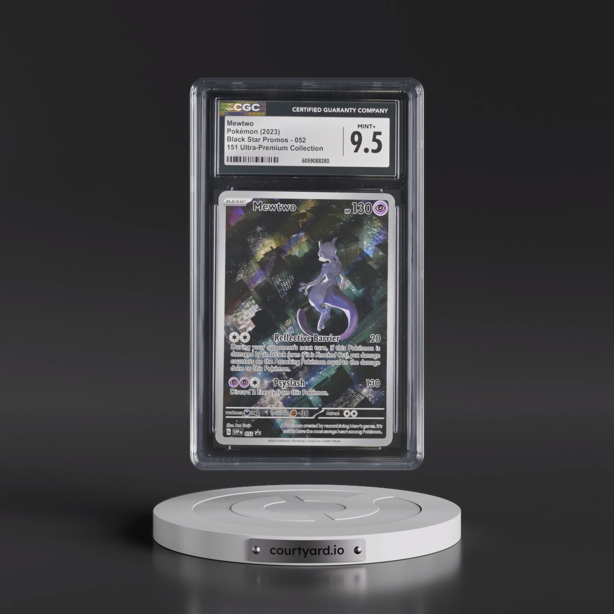 2023 Black Star Promos - Scarlet & Violet SVPEN #052 Mewtwo - 151 Ultra-Premium Collection (Holo) (CGC 9.5 MINT+)