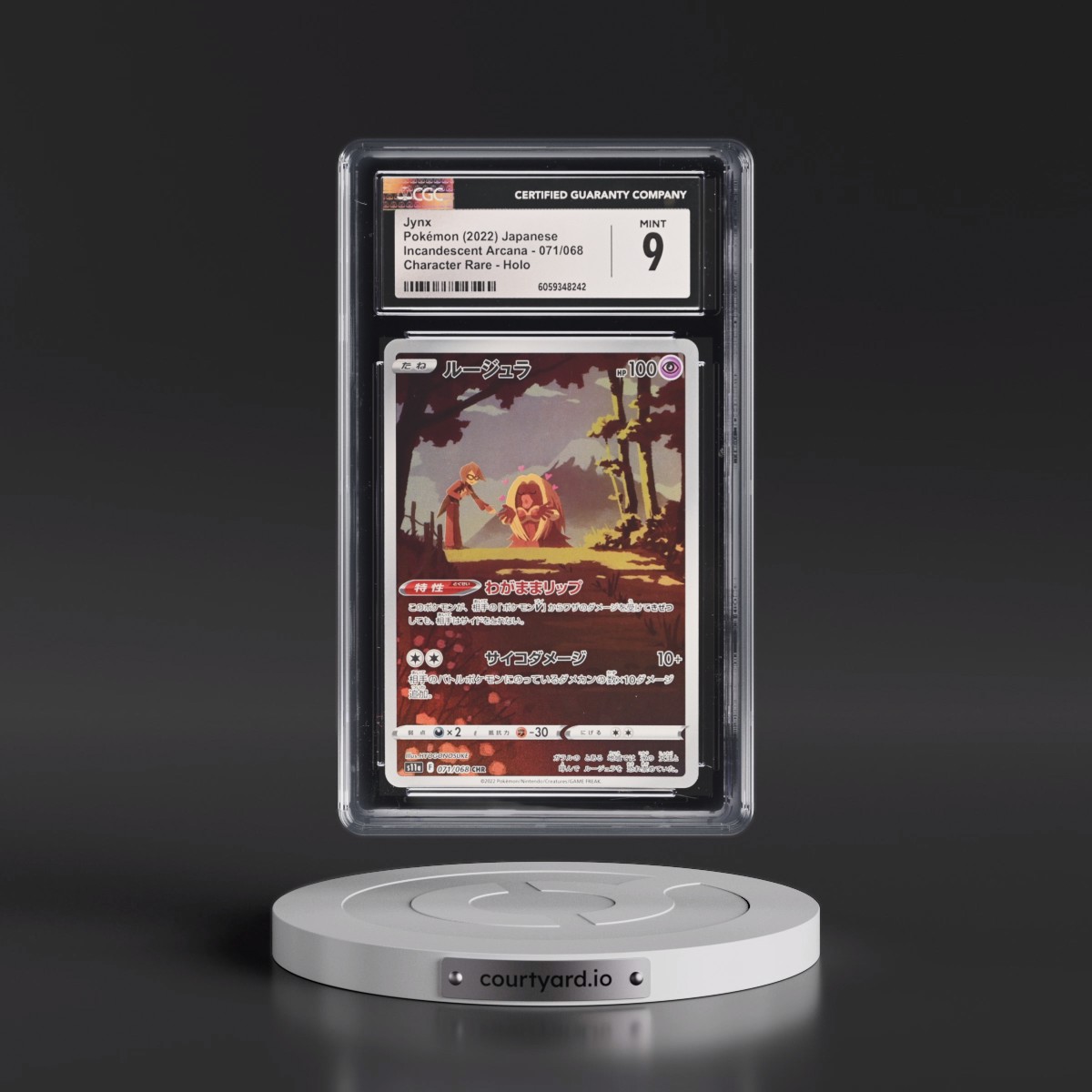 2022 Incandescent Arcana #071/068 Jynx - Character Rare Holo (CGC 9 MINT)