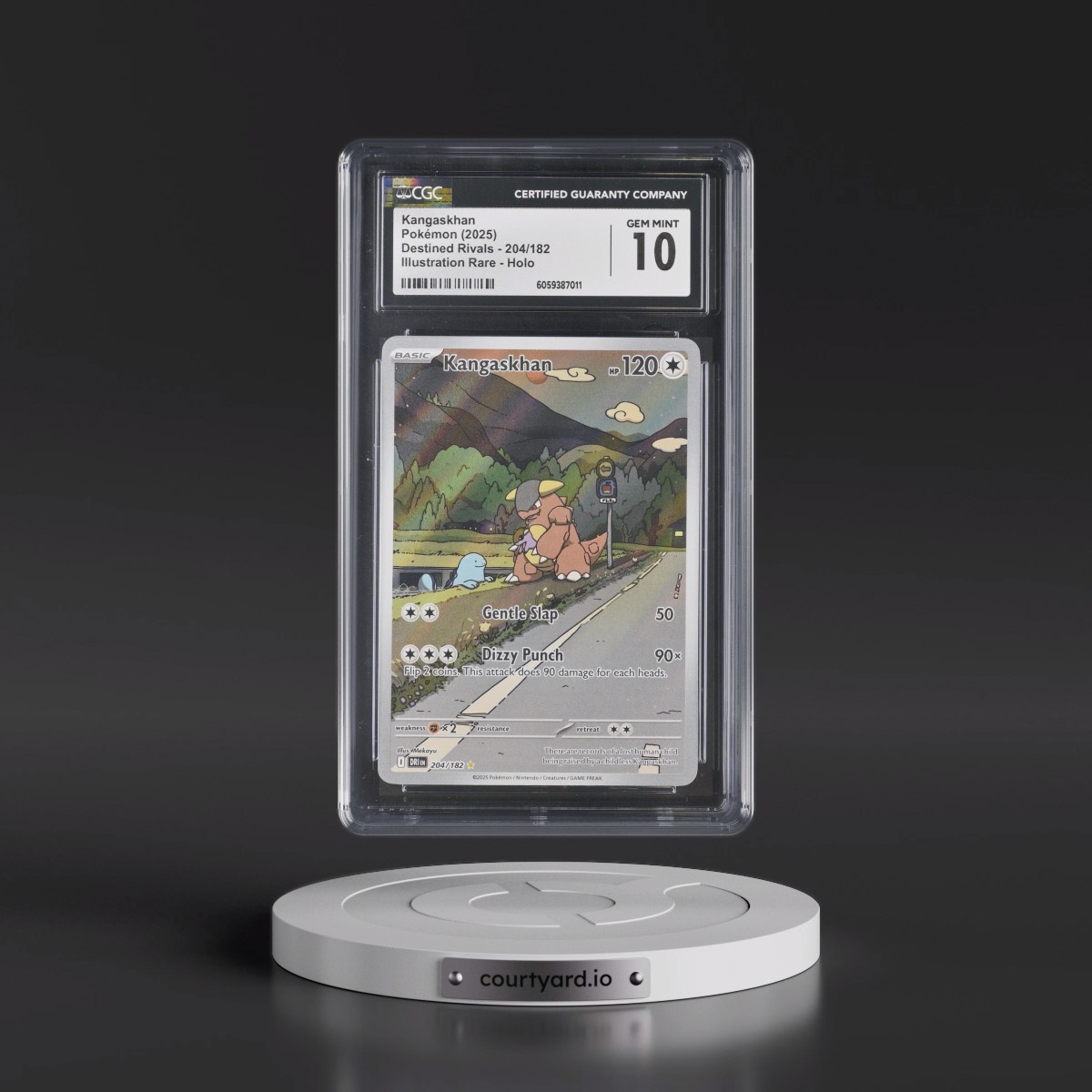 2025 Destined Rivals - DRI EN #204/182 Kangaskhan - Illustration Rare Holo (CGC 10 GEM MINT)