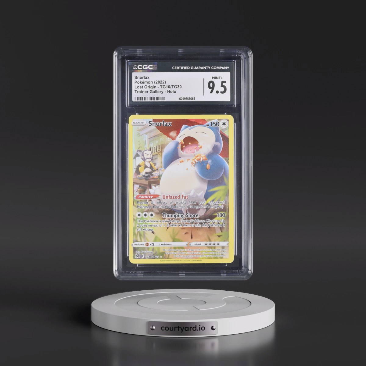 2022 Lost Origin #TG10/TG30 Snorlax - Trainer Gallery Holo (CGC 9.5 MINT+)