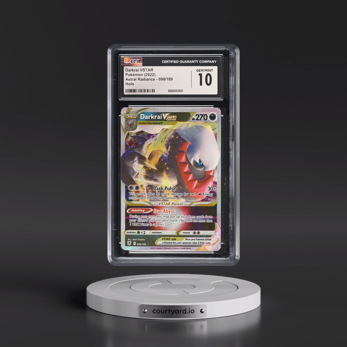 Astral Radiance #099/189 Darkrai VSTAR - Holo (CGC 10 GEM MINT)
