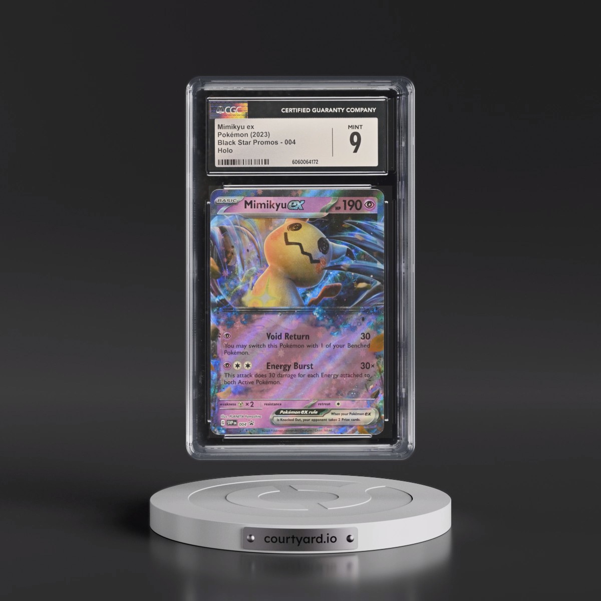 2023 Black Star Promos - Scarlet & Violet SVPEN #004 Mimikyu ex - (Holo) (CGC 9 MINT)