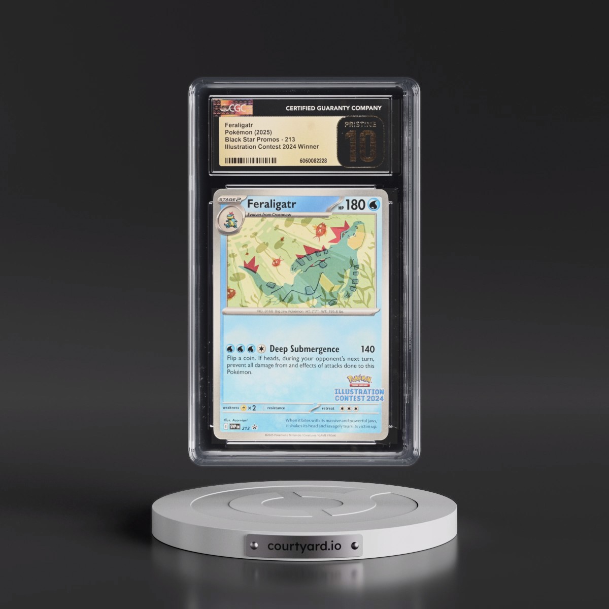 2023 Black Star Promos - Scarlet & Violet SVP EN Feraligatr - Illustration Contest 2024 Winner #213 CGC 10