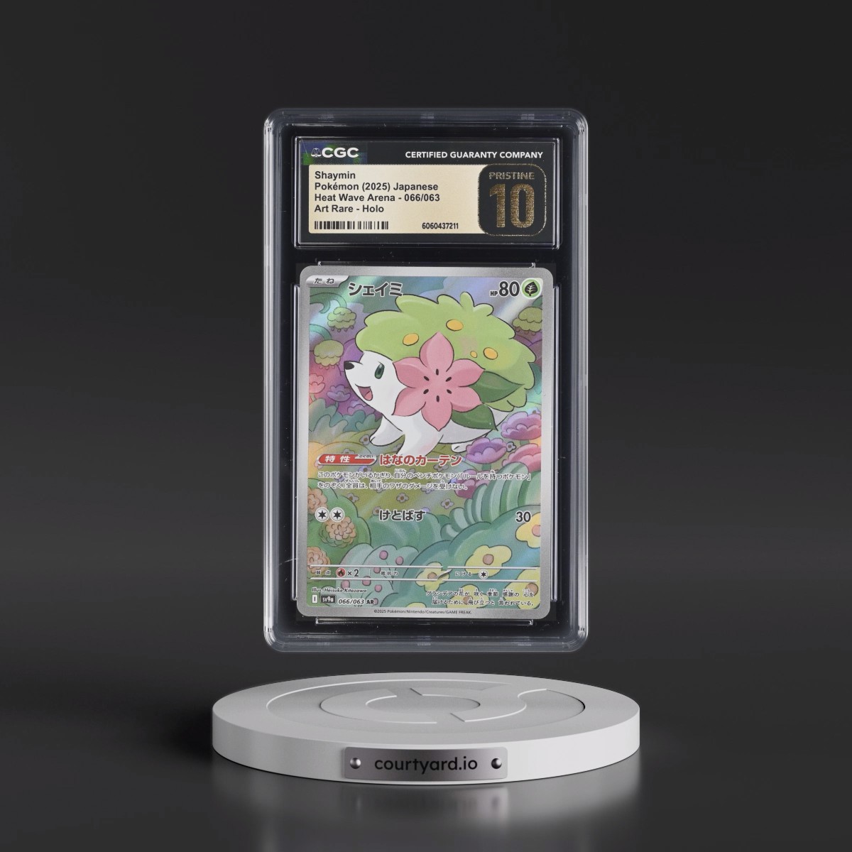 2025 Pokémon Sv9a-Heat Wave Arena #066 Shaymin - Art Rare (CGC 10 PRISTINE)