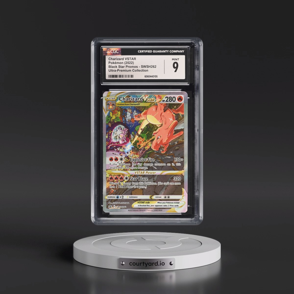 2017 Black Star Promos - Sword & Shield Charizard VSTAR - Ultra-Premium Collection (Holo) #SWSH262 CGC 9