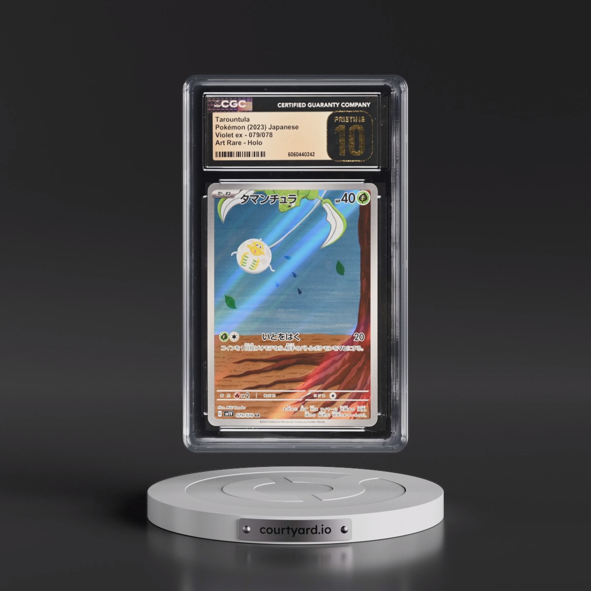 2023 Violet ex #079/078 Tarountula - Art Rare Holo (CGC 10 PRISTINE)