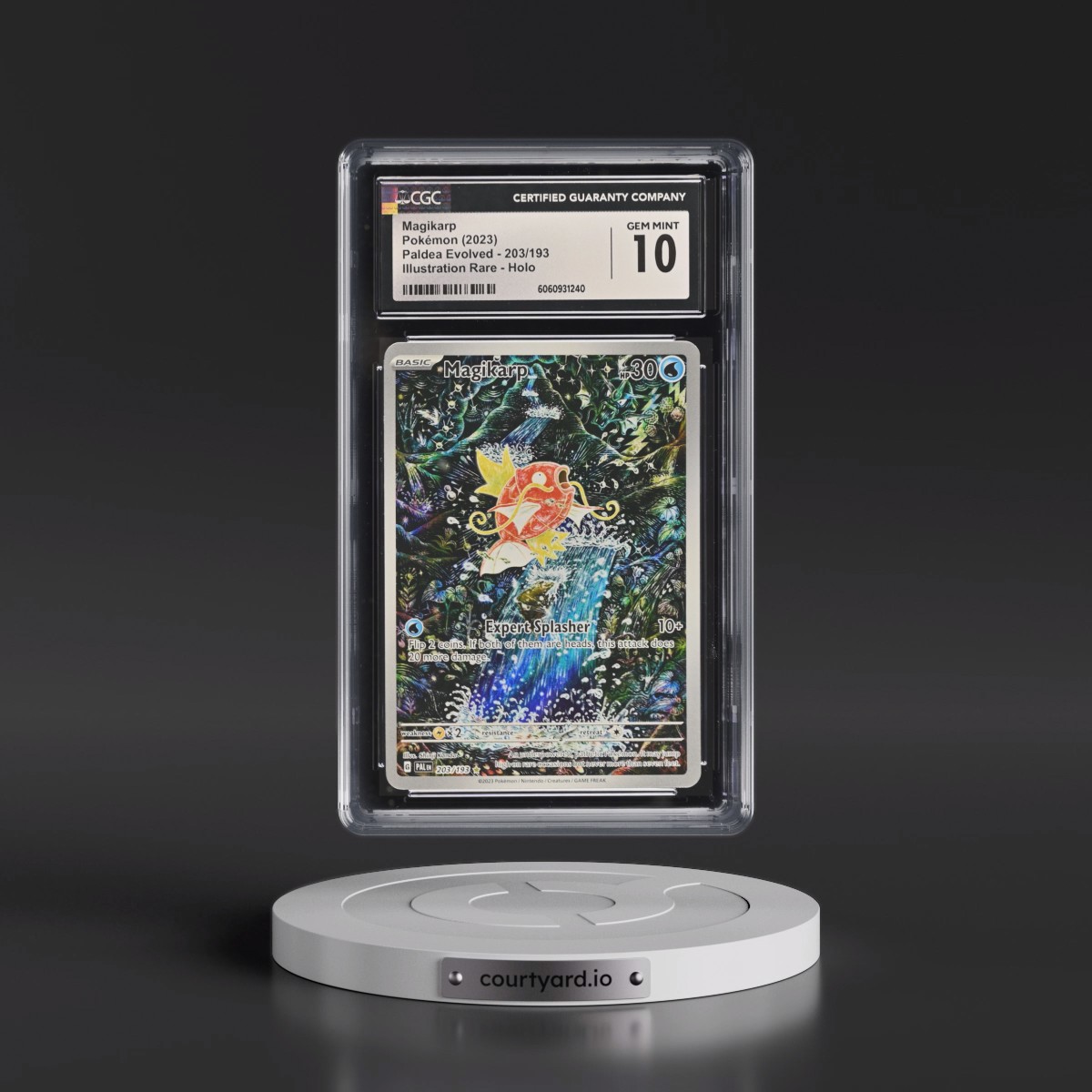 2023 Paldea Evolved - PAL EN #203/193 Magikarp - Illustration Rare Holo (CGC 10 GEM MINT)