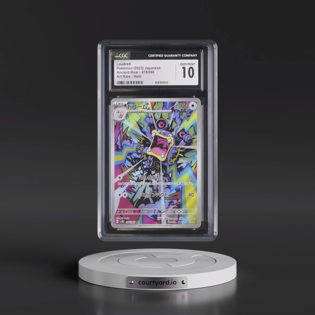 2023 Ancient Roar #078/066 Loudred - Art Rare Holo (CGC 10 GEM MINT)
