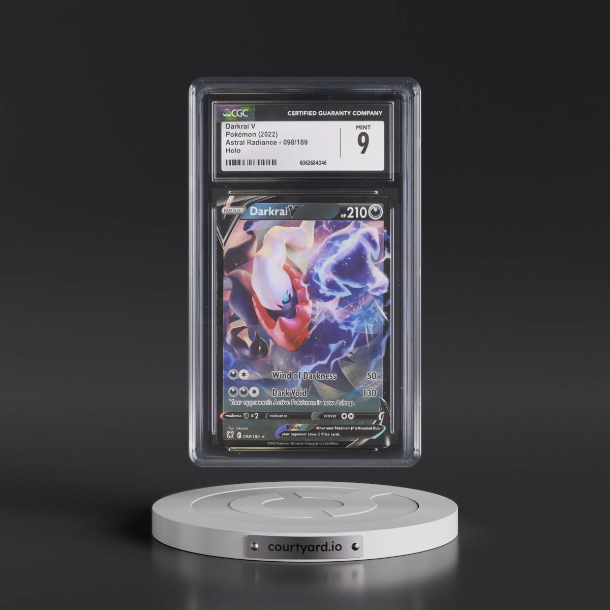 Astral Radiance #098/189 Darkrai V - Holo (CGC 9 MINT)