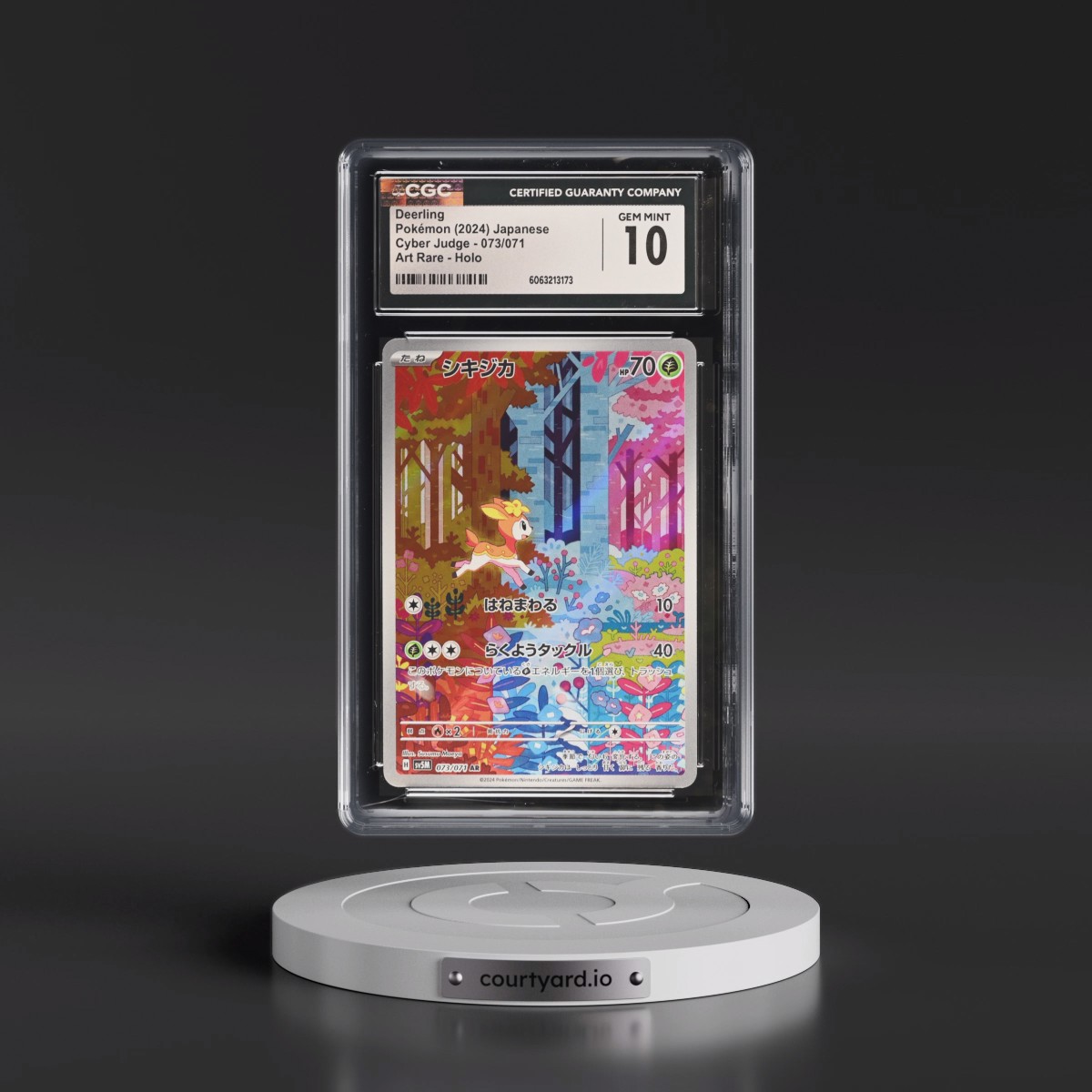 2024 Cyber Judge #073/071 Deerling - Art Rare Holo (CGC 10 GEM MINT)