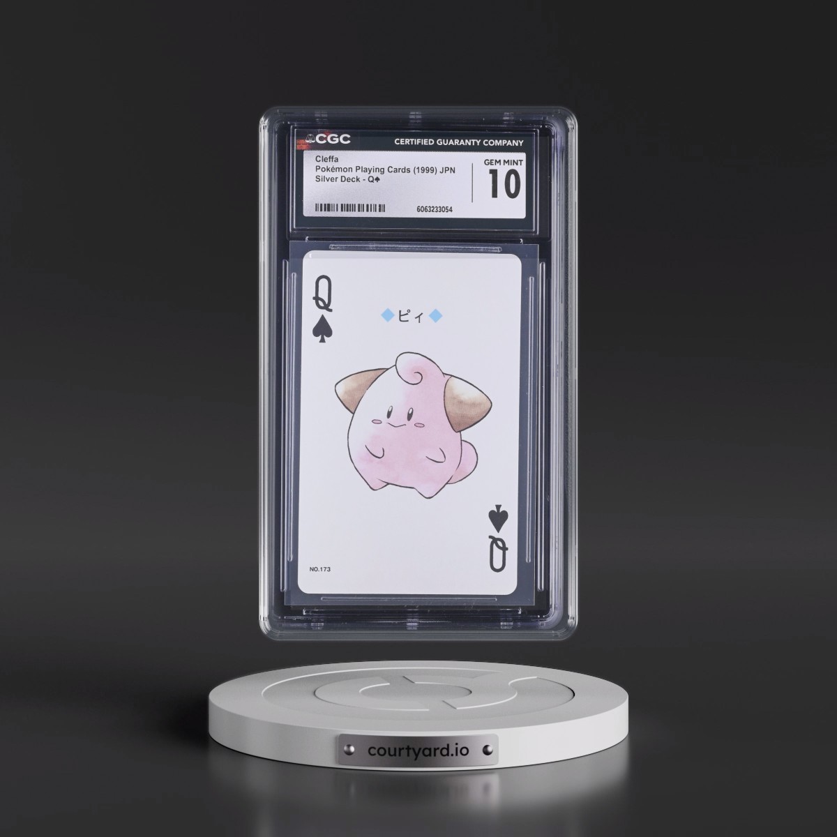 1999 Silver Deck (Lugia Deck) #QÂ¨ Cleffa (CGC 10 GEM MINT)