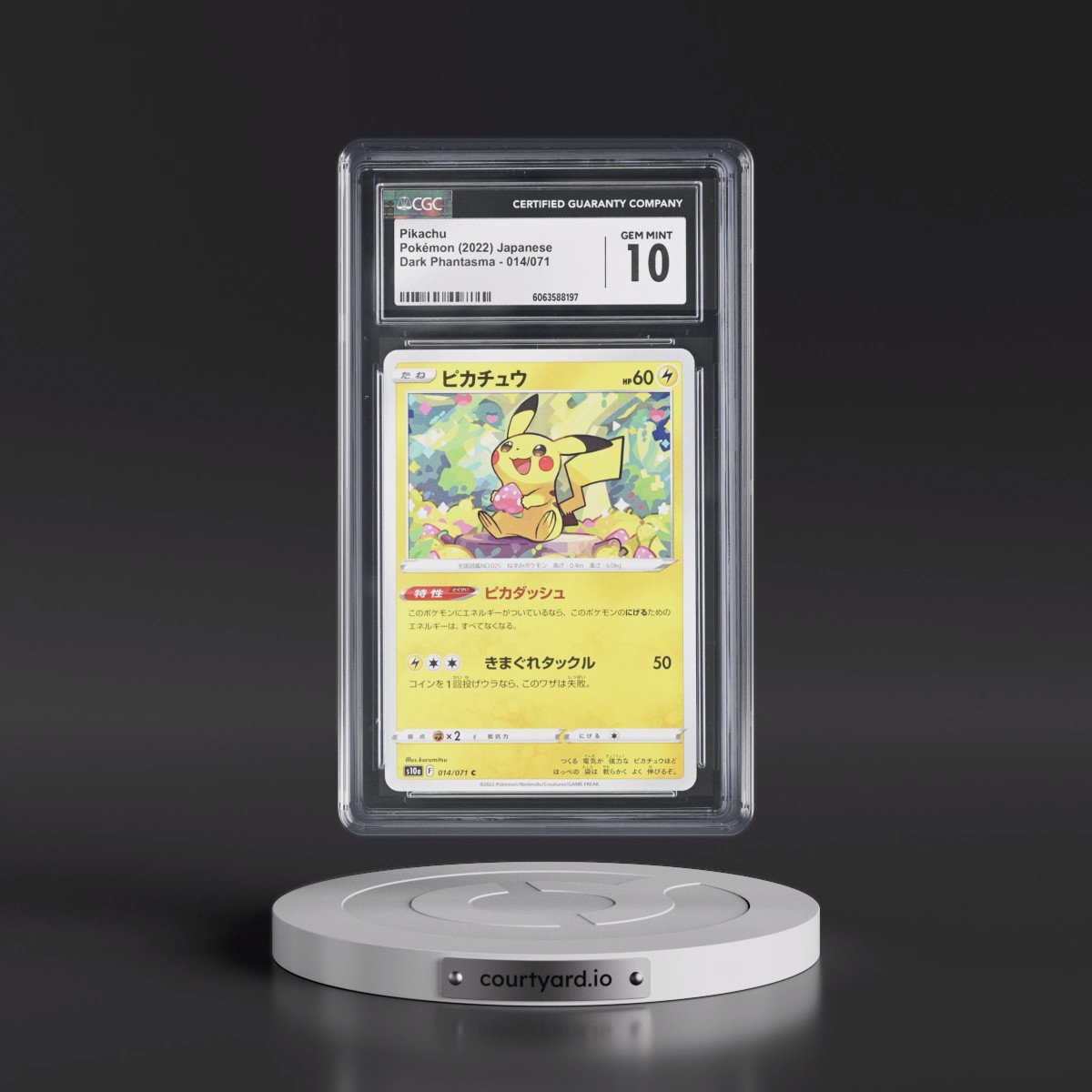 2021 Dark Phantasma Pikachu #014/071 CGC 10