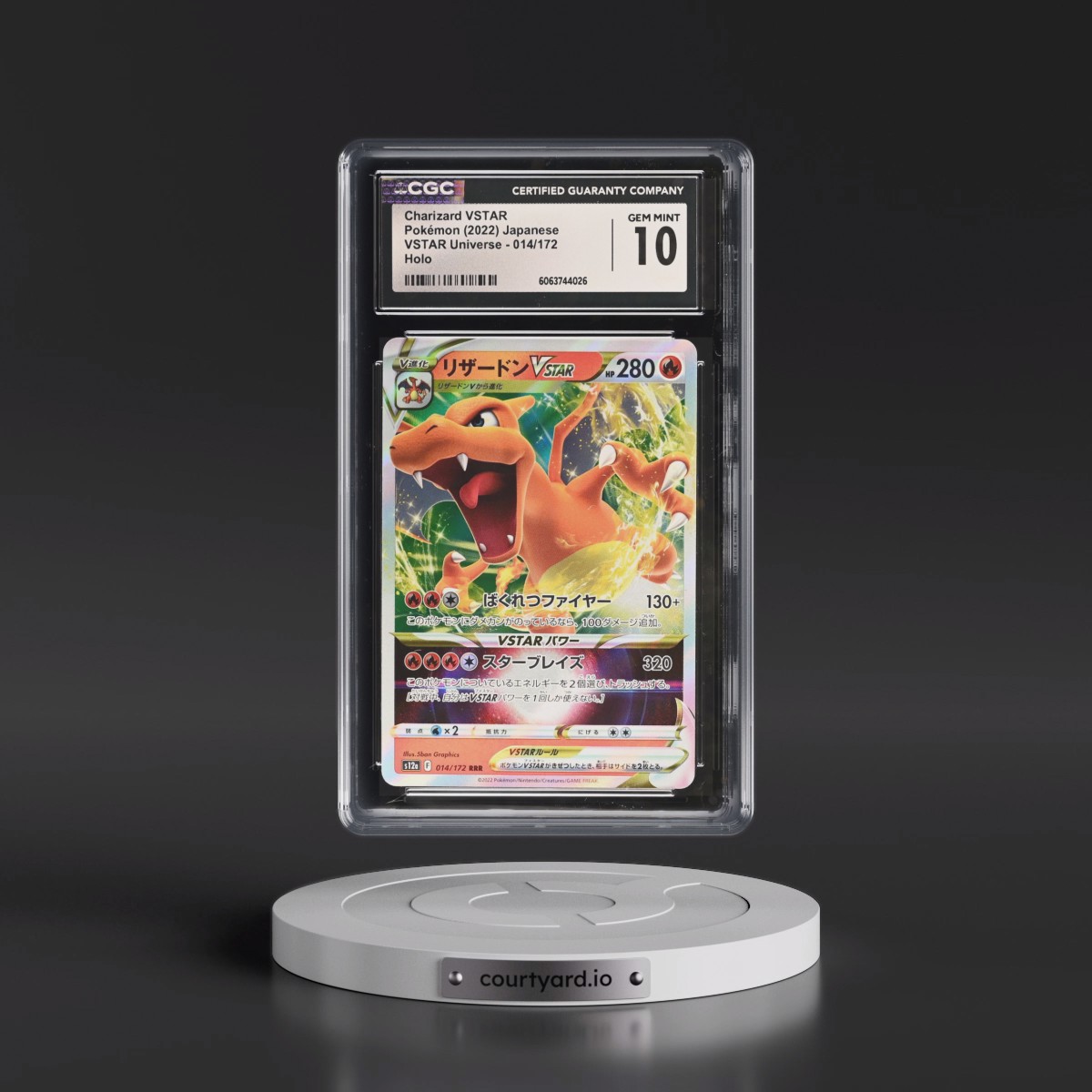 2022 VSTAR Universe #014/172 Charizard VSTAR - Holo (CGC 10 GEM MINT)