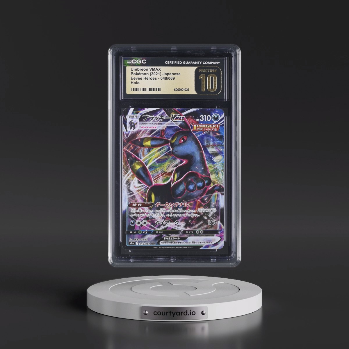 2021 Eevee Heroes #048/069 Umbreon VMAX - Holo (CGC 10 PRISTINE)