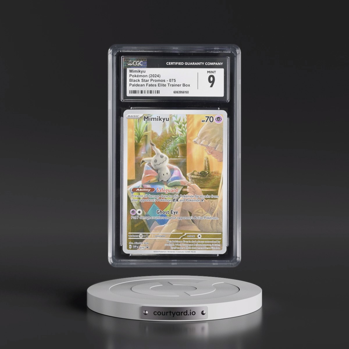 2023 Black Star Promos - Scarlet & Violet SVP EN #075 Mimikyu - Paldean Fates Elite Trainer Box (Holo) (CGC 9 MINT)