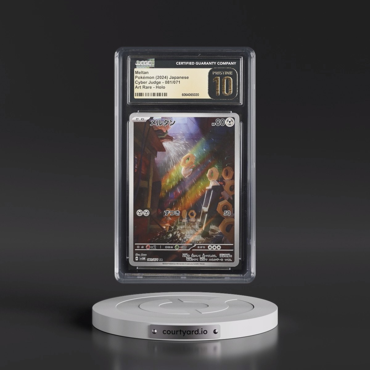 2024 Cyber Judge #081/071 Meltan - Art Rare Holo (CGC 10 PRISTINE)