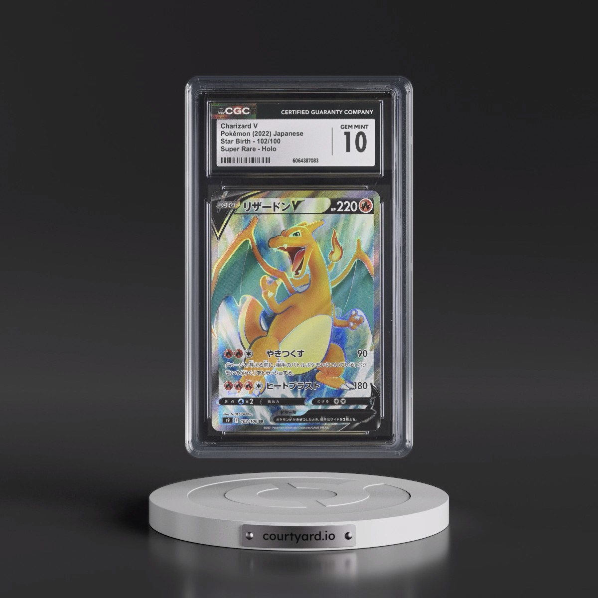 2022 Star Birth #102/100 Charizard V - Super Rare Holo (CGC 10 GEM MINT)