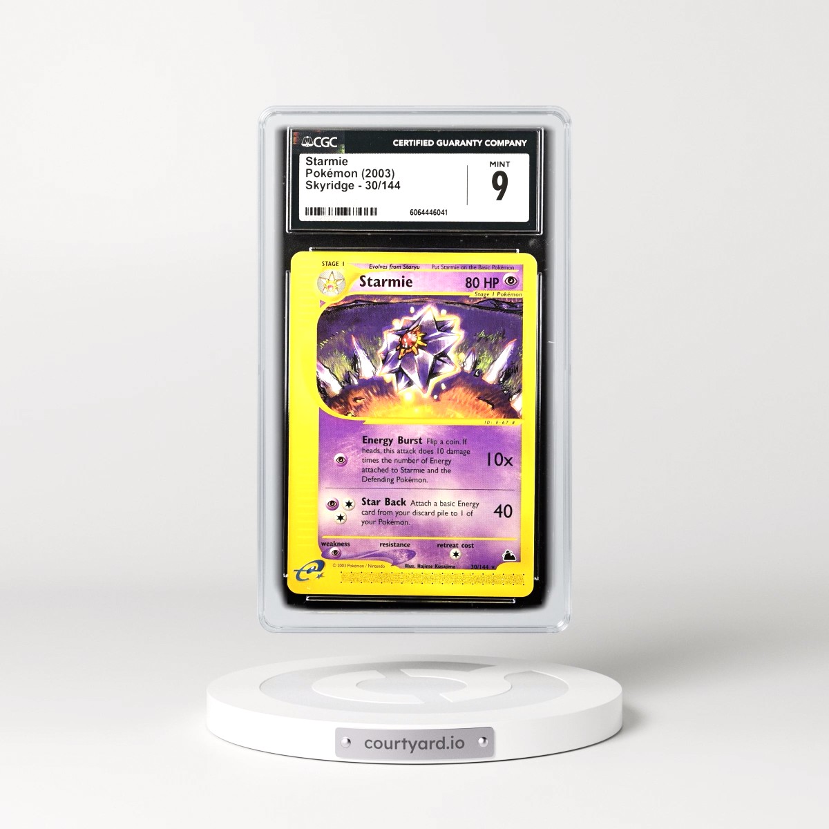 2003 Skyridge #30/144 Starmie (CGC 9 MINT)