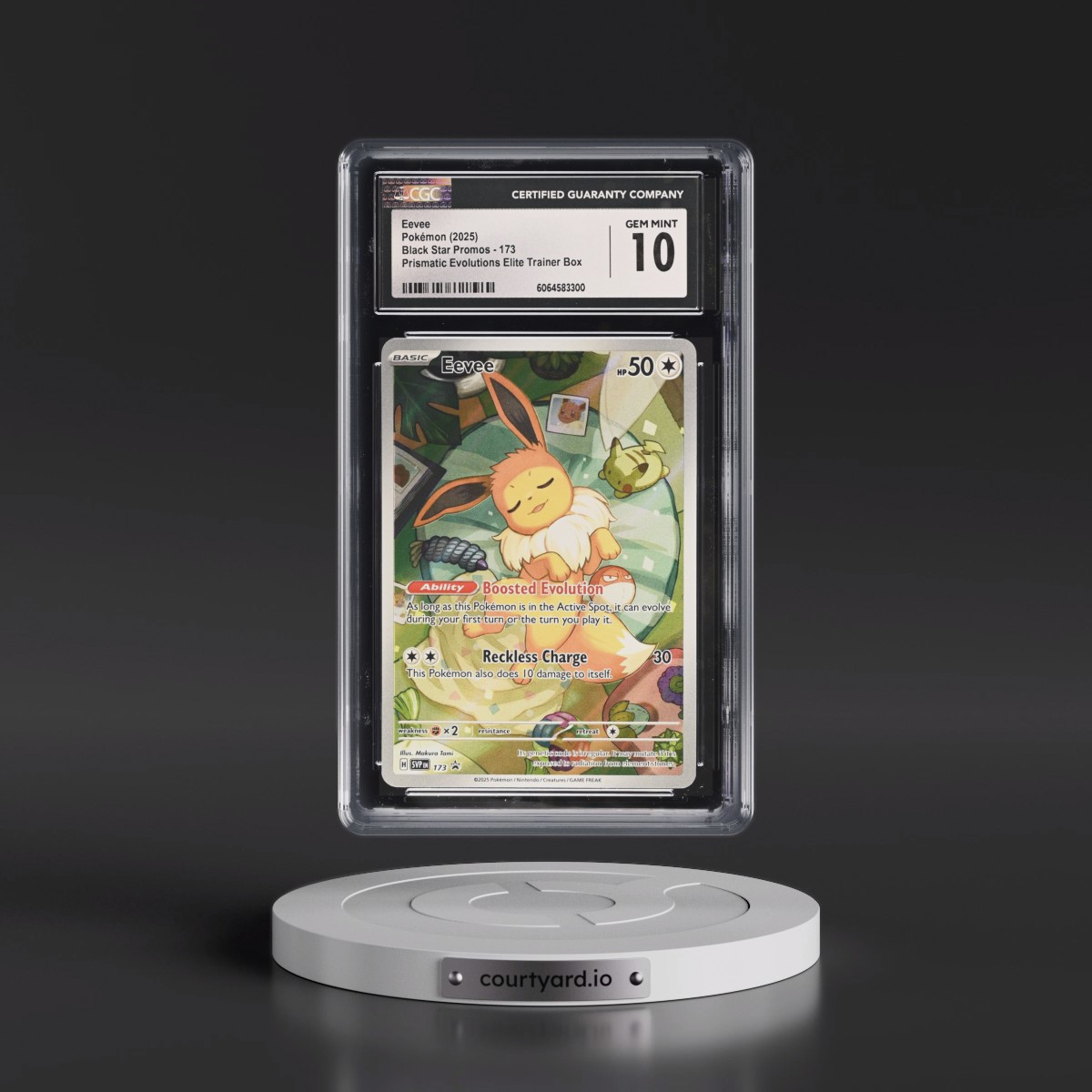2023 Black Star Promos - Scarlet & Violet SVP EN #173 Eevee - Prismatic Evolutions Elite Trainer Box (Holo) (CGC 10 GEM MINT)