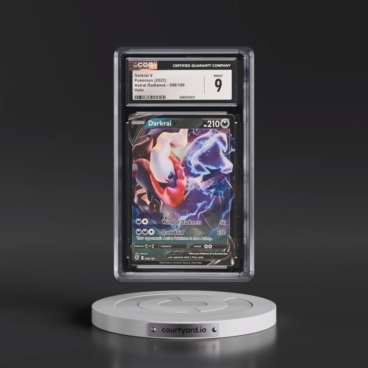 Astral Radiance #098/189 Darkrai V - Holo (CGC 9 MINT)