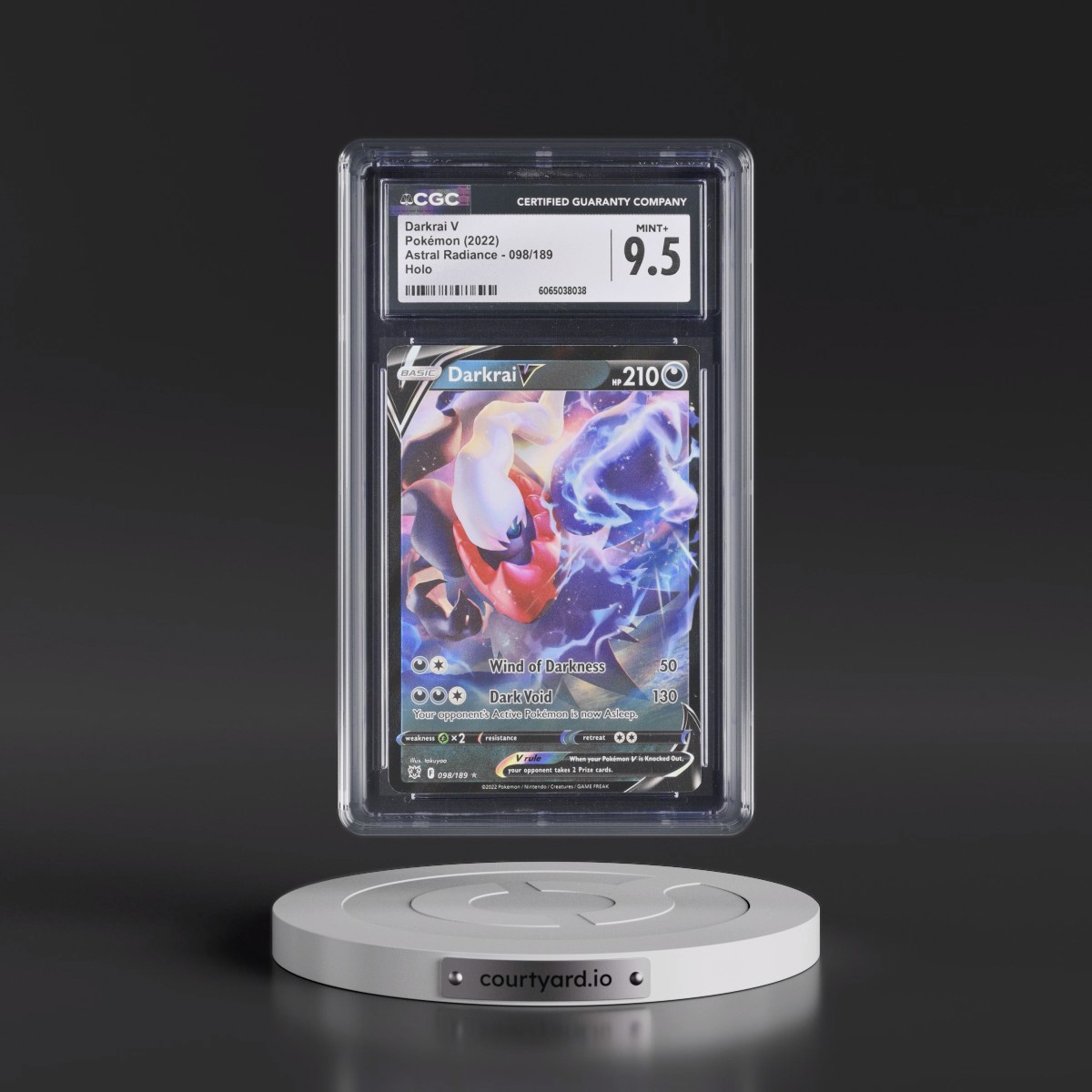Astral Radiance #098/189 Darkrai V - Holo (CGC 9.5 MINT+)