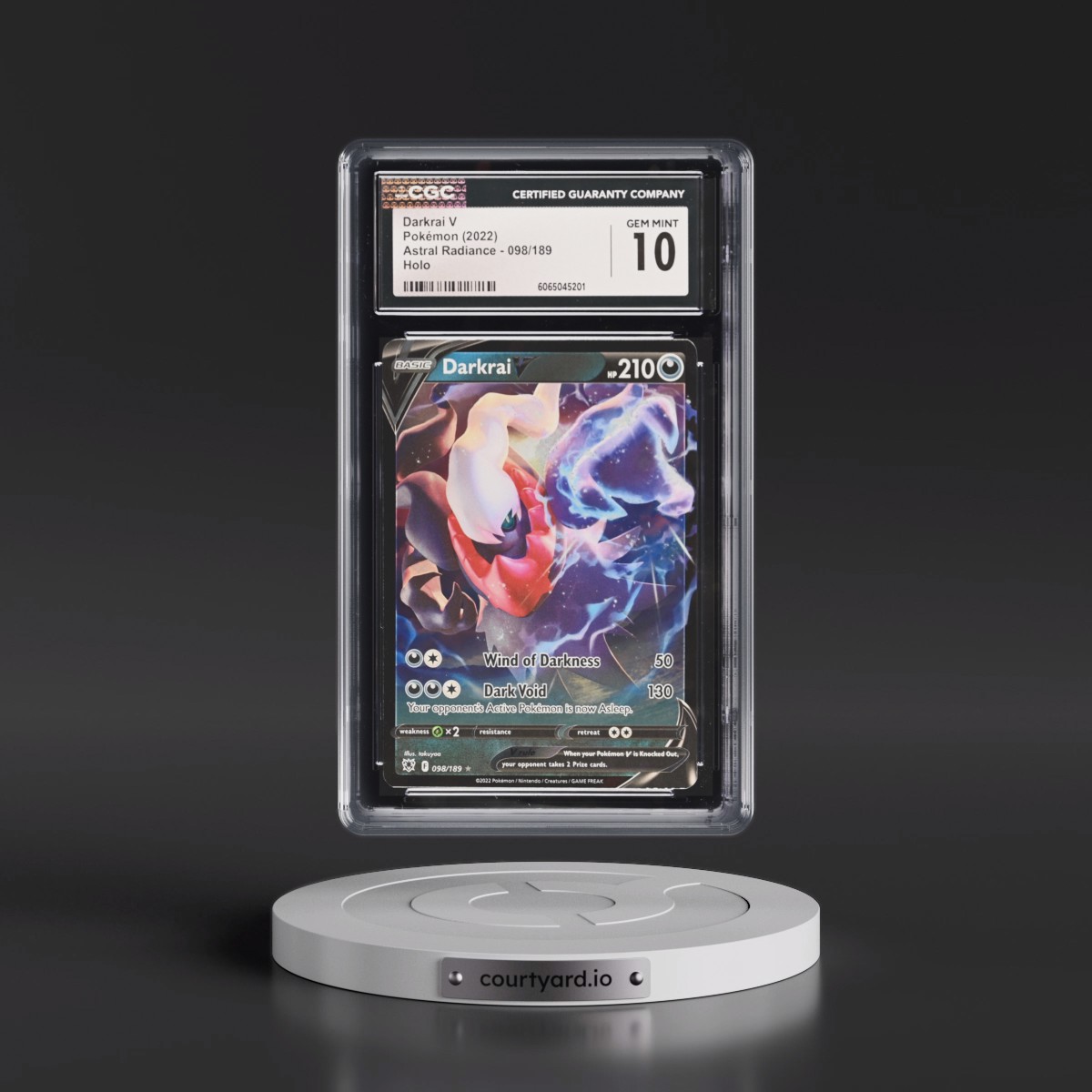 Astral Radiance #098/189 Darkrai V - Holo (CGC 10 GEM MINT)