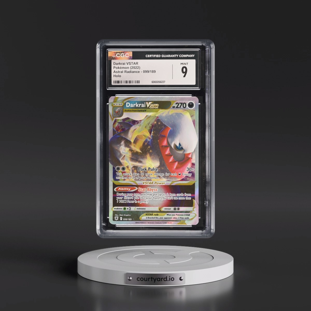 Astral Radiance #099/189 Darkrai VSTAR - Holo (CGC 9 MINT)