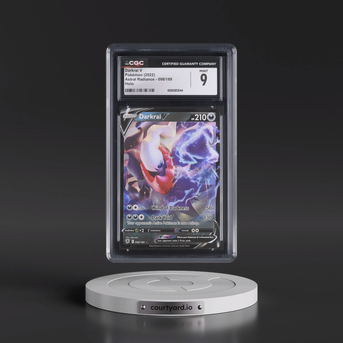 Astral Radiance #098/189 Darkrai V - Holo (CGC 9 MINT)