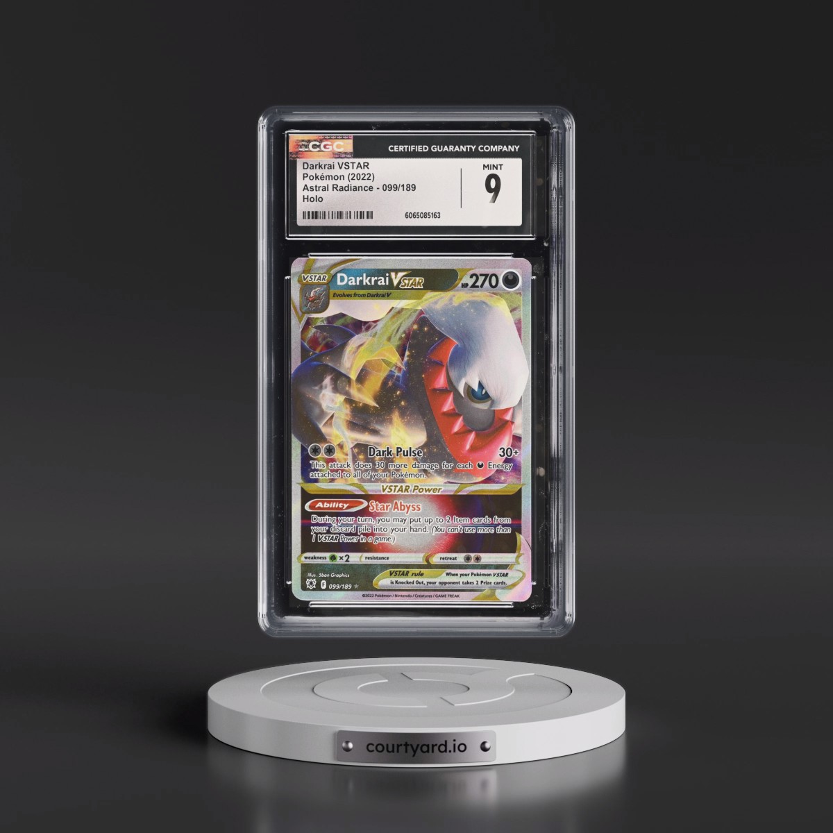 Astral Radiance #099/189 Darkrai VSTAR - Holo (CGC 9 MINT)
