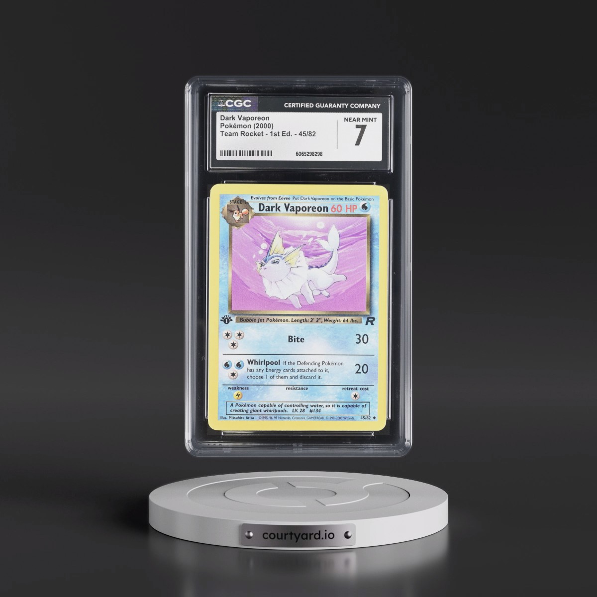 dark vaporeon pokemon card 9/110 Legendary Collection Holo Rare, Toys & Collectibles, Trading Cards, Raw Singles on Carousell choose 1 of them and discard it. 2000 Pokemon Rocket 45 Dark