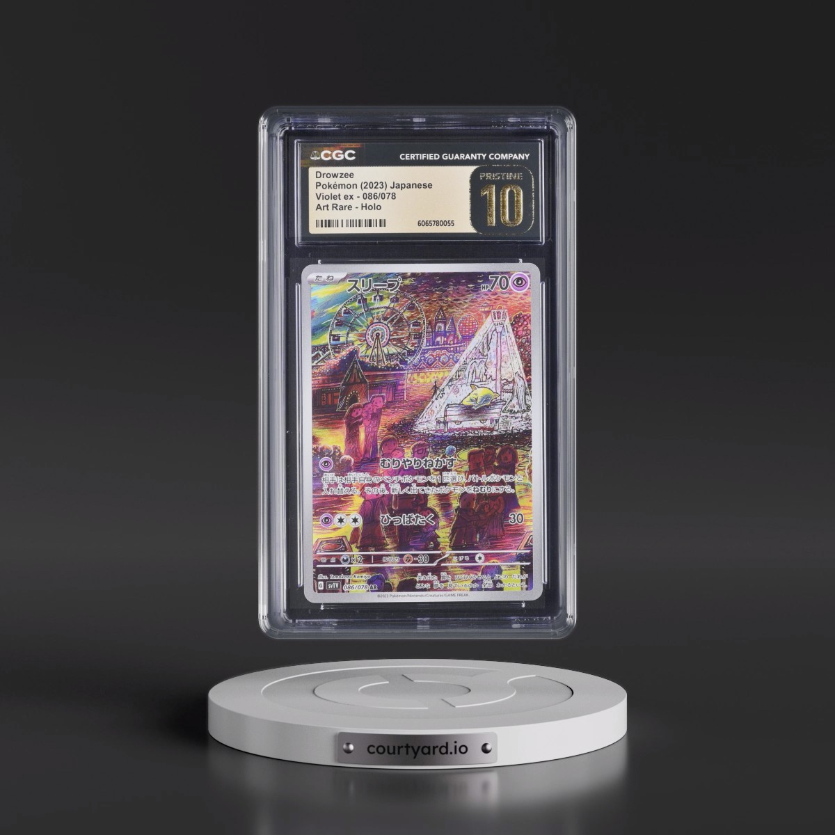 2023 Violet ex #086/078 Drowzee - Art Rare Holo (CGC 10 PRISTINE)