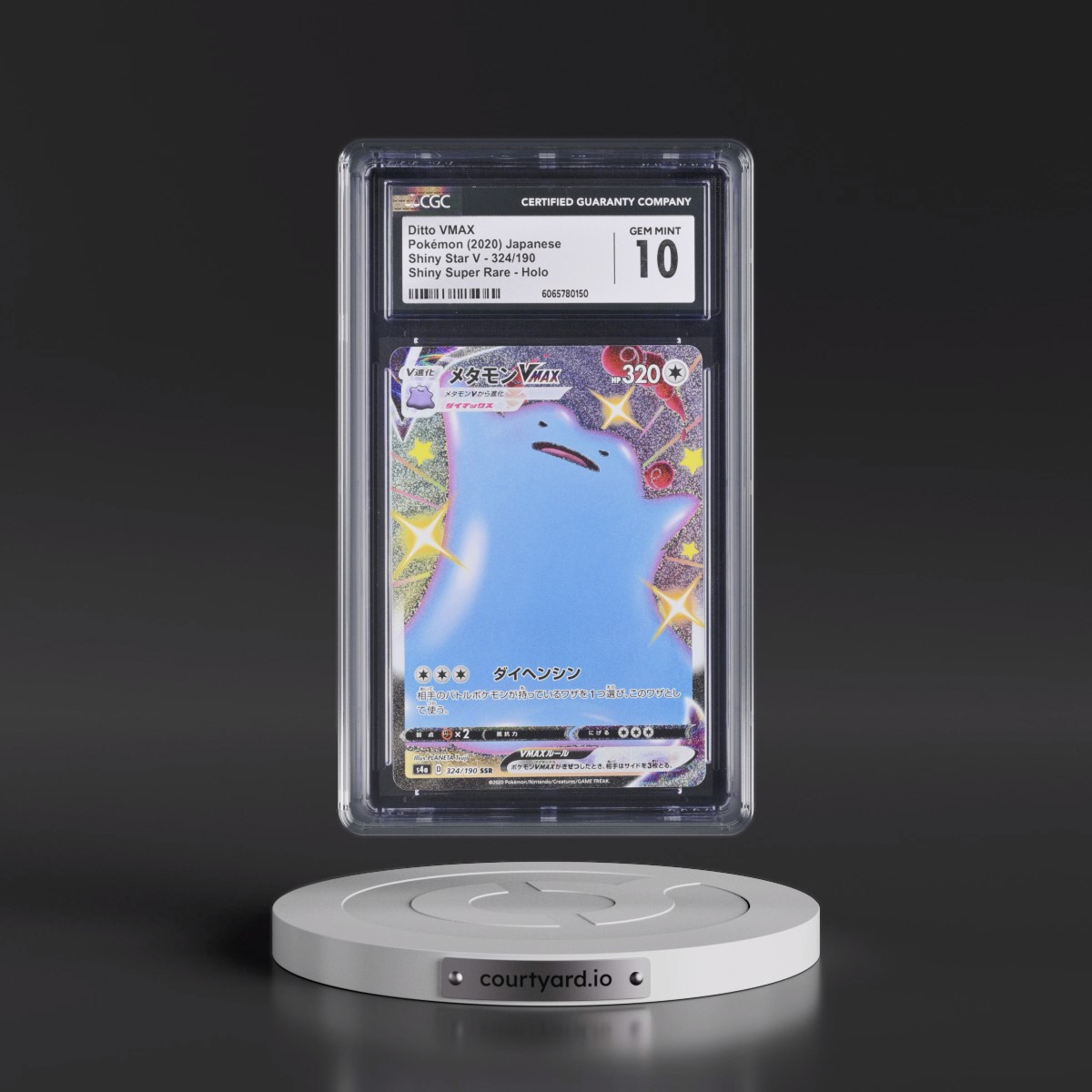 2020 Shiny Star V #324/190 Ditto VMAX - Shiny Super Rare Holo (CGC 10 GEM MINT)